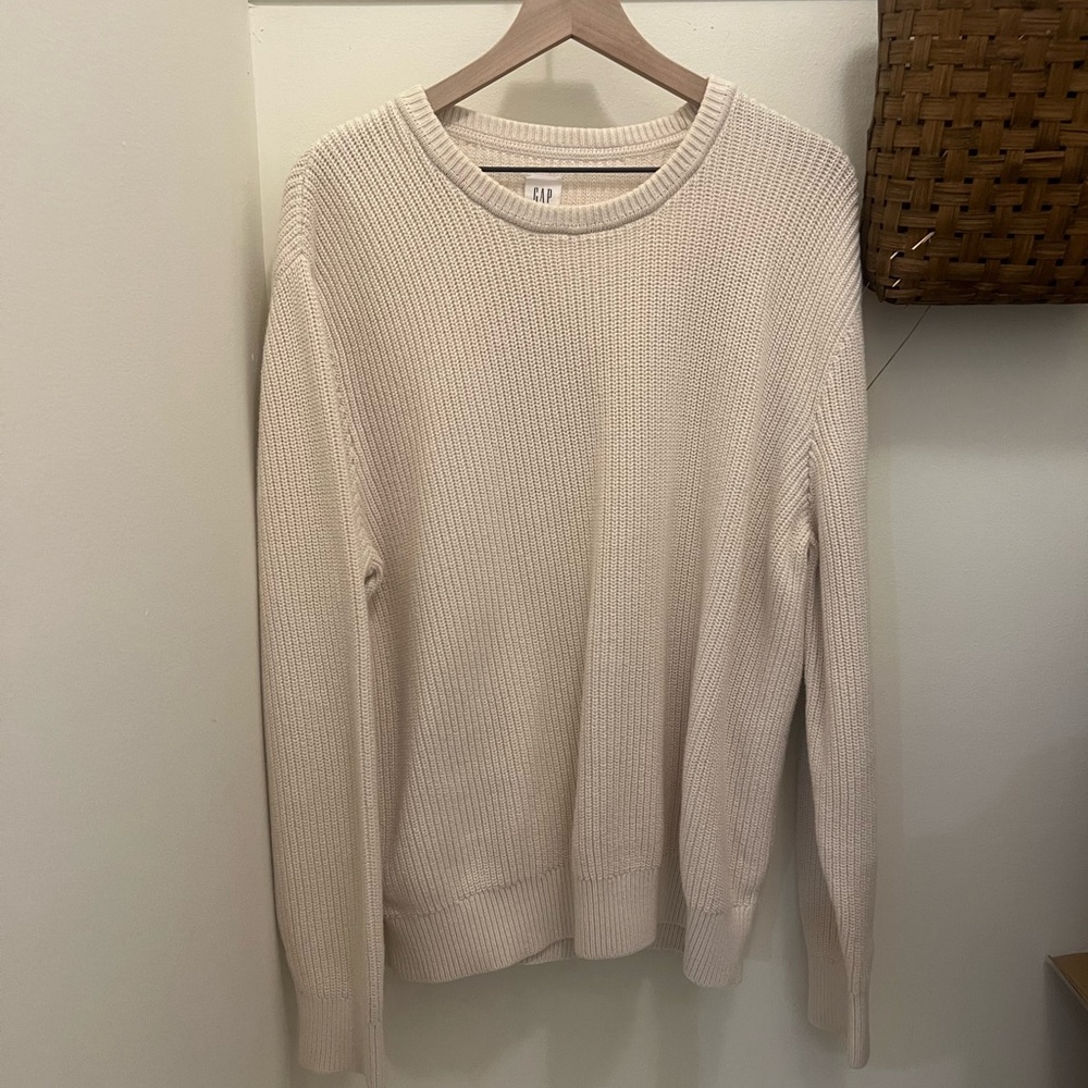 GAP Cream 100% cotton Sweater
